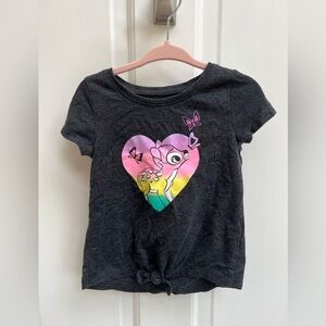 NWOT Jumping Beans 24M Dark Gray, Purple, Pink, Yellow, and Green Bambi Tshirt